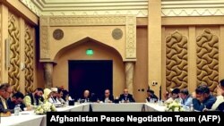گفت‌وگوهای هیئت حکومت افغانستان در قطر 