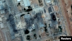 İsfahan Nüvə Texnologiyaları Mərkəzi ABŞ-nin hava hücumlarından sonra.