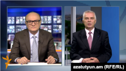 ԵՄ դեսպան Պյոտր Սվիտալսկին հարցազրույց է տալիս «Ազատության» հայկական ծառայության տնօրեն Հրայր Թամրազյանին, արխիվ