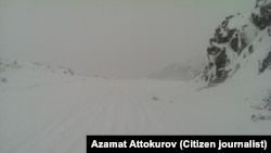 Перевал в Чаткальском районе. Зима,2014. Фото автора