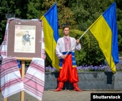 Під час відзначення 250-річчя від дня народження Івана Котляревського. Полтава, 9 вересня 2019 року