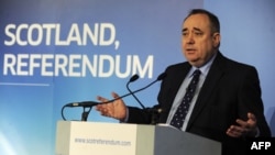 Первый министр шотландского правительства Алекс Салмонд