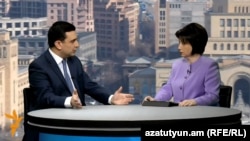 Արմեն Մուրադյանը` «Ազատության» տաղավարում, 16-ը հունվարի, 2016թ․ 