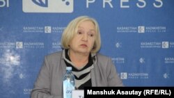 Тамара Калеева, президент международного фонда защиты свободы слова «Адил соз». Алматы, 21 декабря 2016 года.