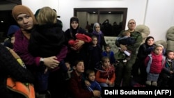 Сириянын Камышлы шаарындагы Чеченстандын жарандары. 12-ноябрь, 2017-жыл.