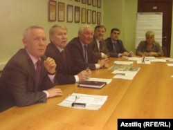 Сулдан уңга: Андрей Ураськин, Николай Мусалимов һәм Владимир Завалин.