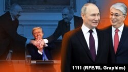 Коллаж: Путин и его влияние в СНГ