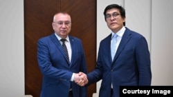 Валерий Жовтенко менен Эдил Байсалов. 