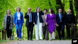 "Чоң жетиге" кирген мамлекеттердин тышкы иштер министрлери Германияда өткөн жыйында.