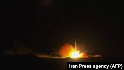 Իրանը հրթիռներ է արձակում Իրաքում ԱՄՆ զինված ուժերի տեղակայման վայրերի ուղղությամբ, 8-ը հունվարի, 2020թ.