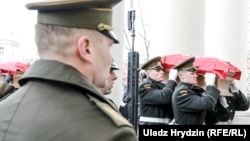 Цырымонія пахаваньня Кастуся Каліноўскага і паўстанцаў 1863–64 гадоў у Вільні