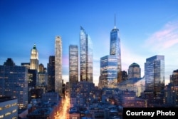 Так будет выглядеть восстановленный Всемирный торговый центр. Строительство планируется завершить в 2018 году Русская служба РСЕ\РС