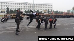 Милициянын ыкчам даярдыктагы отряды. 1-ноябрь, 2013-жыл.