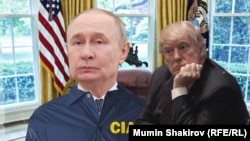Путин и Трамп, коллаж