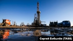 Скважина на месторождении нефтяного промысла «Роснефти».