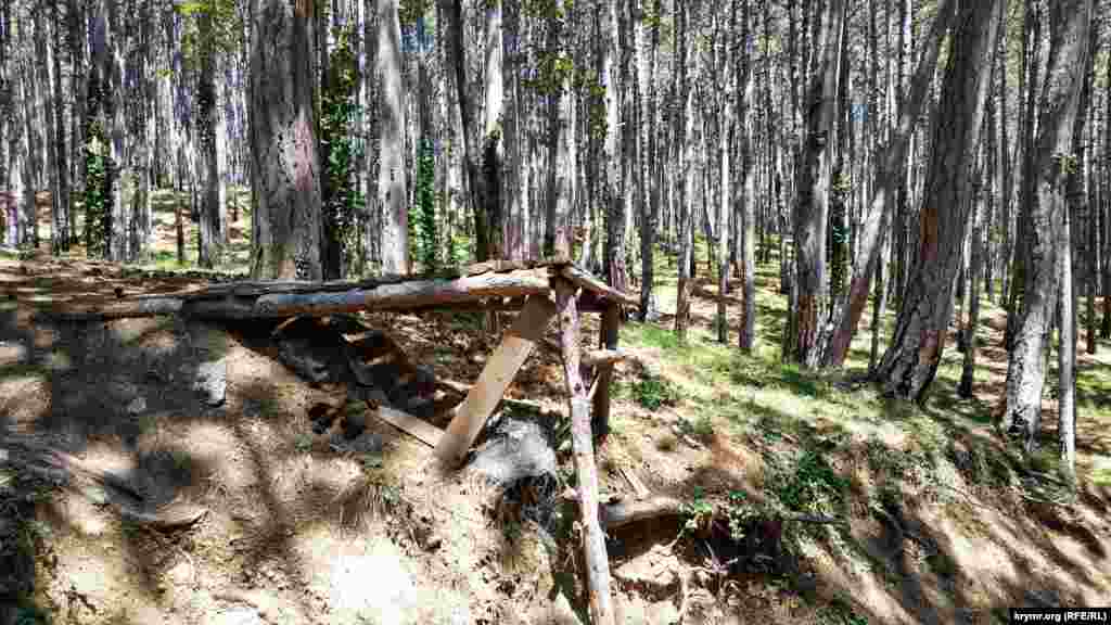 Для любителів гірської їзди на велосипедах спорудили трамплін