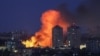 Вогонь і дим внаслідок російського удару по Києву. Ніч на 6 червня 2025 року