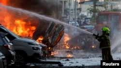 Тель-Авивге урулган соккудан кийинки абал. 