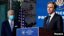 Ентоні Блінкен (праворуч) був радником нинішнього президента США Джо Байдена (ліворуч) з питань національної безпеки в часи його роботи на посаді віцепрезидента