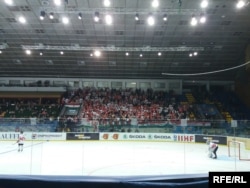 Сектор болельщиков сборной Венгрии