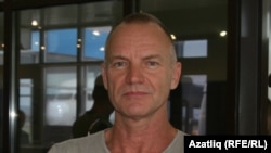 Известный британский певец Стинг.