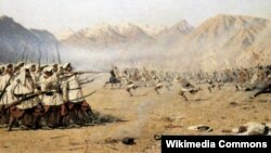 В.Верещагин. “Күтүүсүз чабуул”, 1871