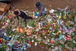 Непроданные цветы в одном из цветочных магазинов, 13 апреля