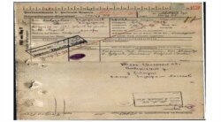 Кудайберген (Ормон) Кыдыралиевдин качан туткунга түшүп, качан өлгөндүгү тууралуу 1944-жылы жазылган маалымат баракчасы.