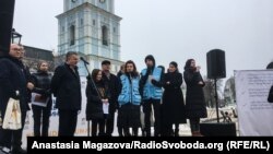 Почесні гості на заході з нагоді 70-ї річниці підписання Декларації з прав людини