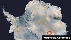 Восток көлү, Антарктика.