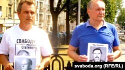 Анатоль Лябедзька і Ўладзімер Някляеў