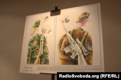 Виставка українських карикатур. Прага, 7 липня 2015