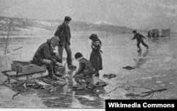 Зимняя рыбалка, 1891