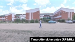 Здание Шалдайской школы-интерната санаторного типа в Павлодарской области. 23 июня 2016 года.