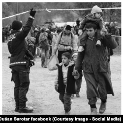 В лагере беженцев, Словения