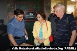 Директор музею Голокосту в Україні Ігор Щупак разом з істориками й дослідниками Голодомору та репресій в Україні