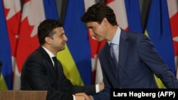 Կանադայի վարչապետ Ջասթին Թրյուդո և Ուկրաինայի նախագահ Վլադիմիր Զելենսկի, արխիվ