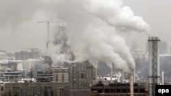 Дим над Києвом, архівне фото