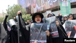 Антиизраильские протесты в Тегеране после операции "Народ как лев", 13 июня 2024 года