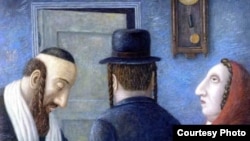 Владимир Любаров, «Суд раввина»; холст, масло