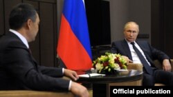 Владимир Путин Садыр Жапаров.