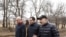 Armenian Prime Minister Nikol Pashinian (far right) during a visit to the Lori province, March 7, 2020