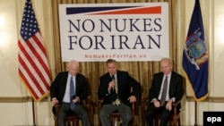 Амэрыканскія сэнатары, якія выступаюць супраць доступу Ірану да ядзернай зброі