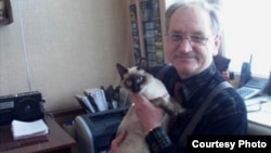 Александр Харламов, правозащитник и журналист из города Риддер Восточно-Казахстанской области. Фото с его личной странички в "Моем мире".  