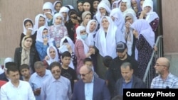 Маросими видоъ бо Назирмад Мӯсоев, ҳунарманди тоҷик