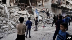 Израил армиясынын соккусунан талкаланган үй. 26-апрель, 2025-жыл.