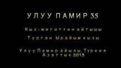 Турган Ырайым кызы: Кыз менен жигиттин айтышы