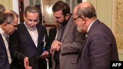 Іранская дэлегацыя ў Амане на непрамых перамовах з ЗША 12 красавіка