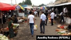 Arxiv foto. 
Ağstafa bazarı. 