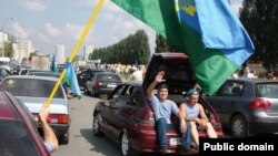 Казанда десантчылар бәйрәм итә. 2 август 2012